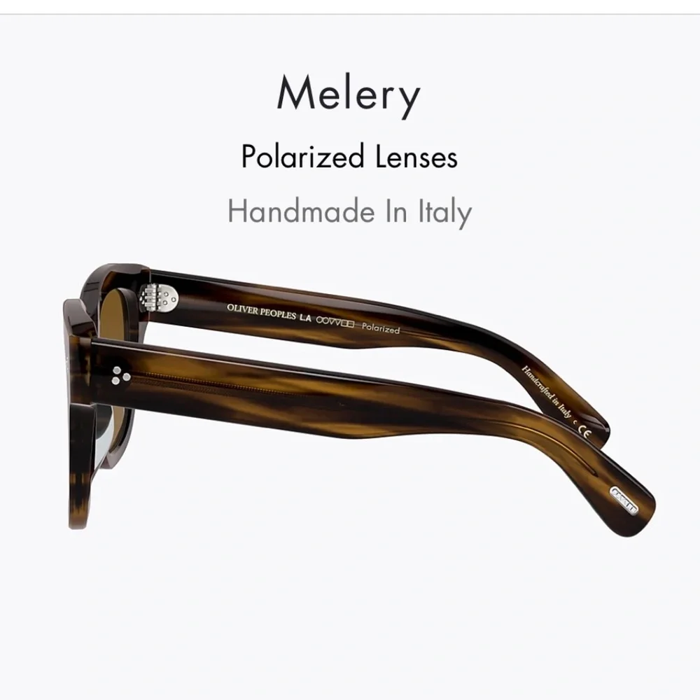 NEW OLIVER PEOPLES Melery polarize lens brown SUN Glasses